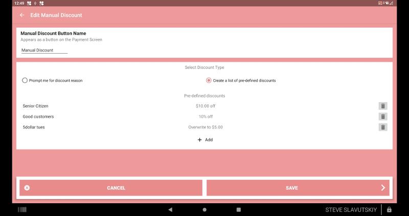 Mix or Match Discount Builder for Clover POS